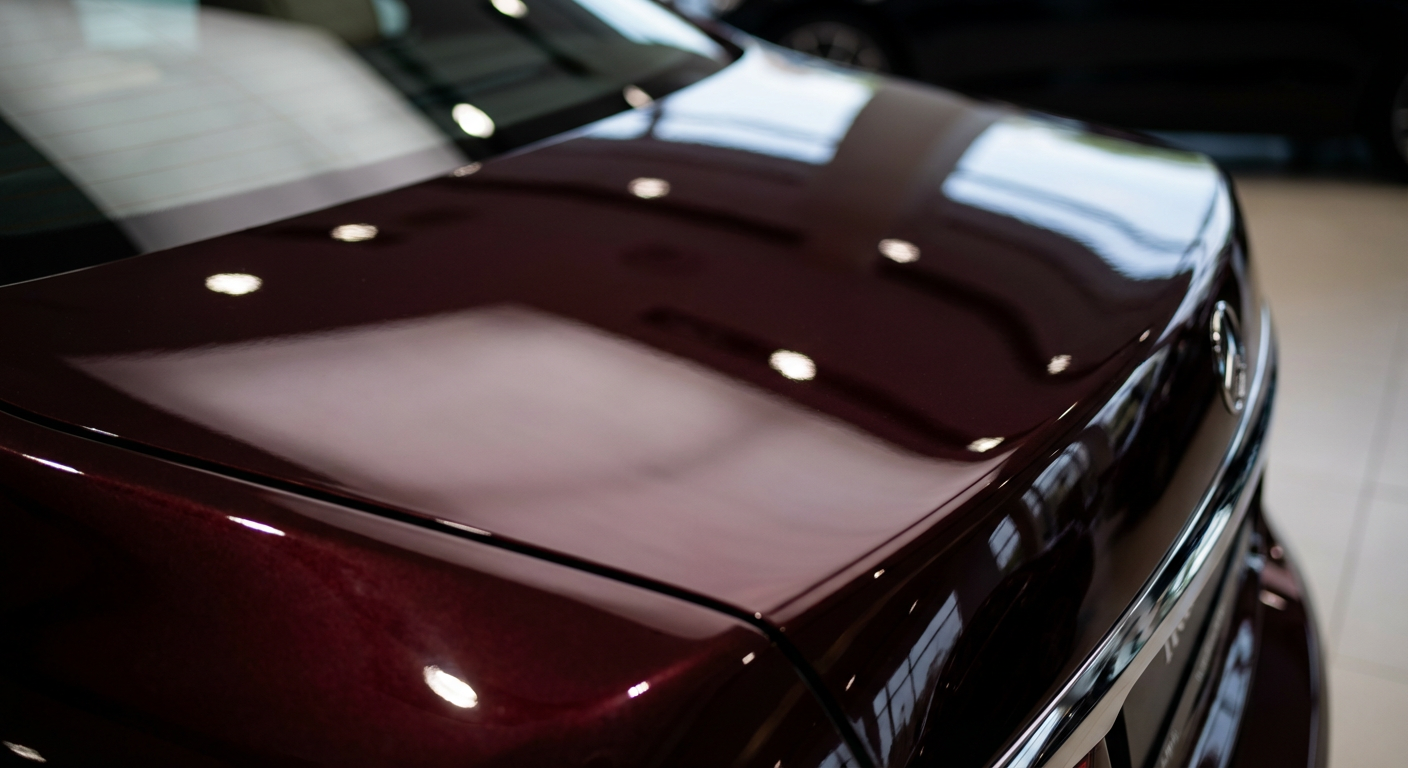 Dent Repair — Trunk Lid — after repair