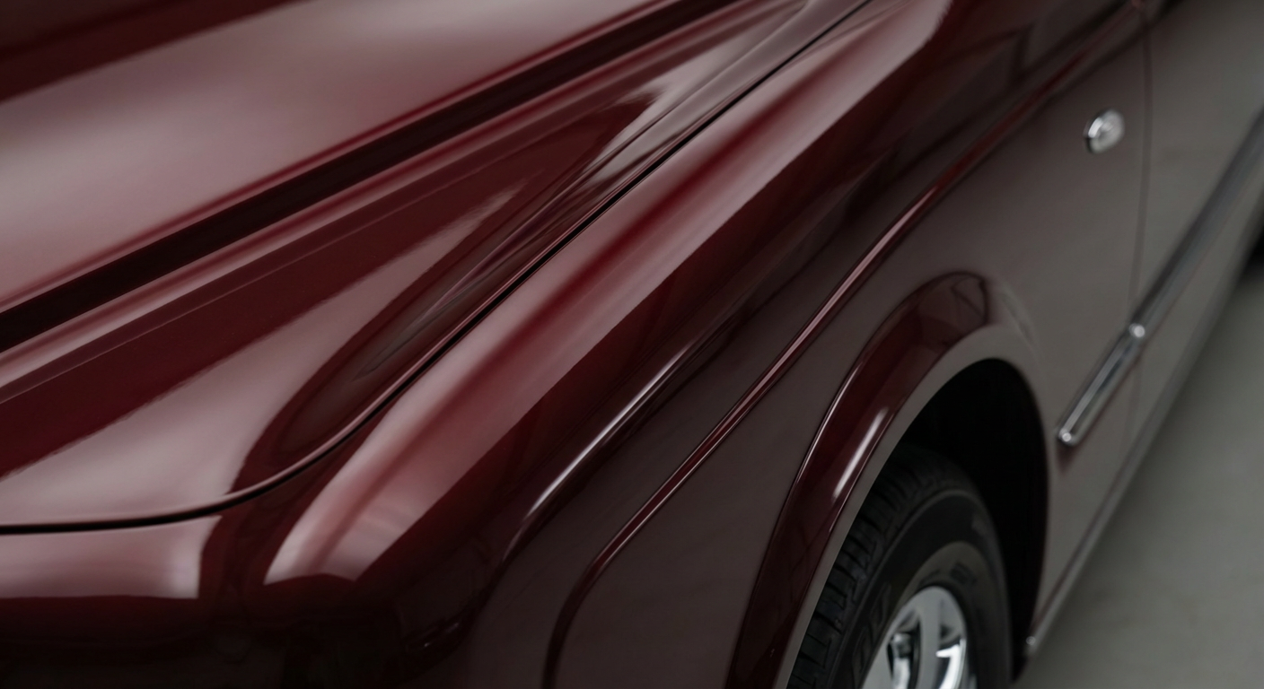 Hail Damage Repair — Front Fender — after repair