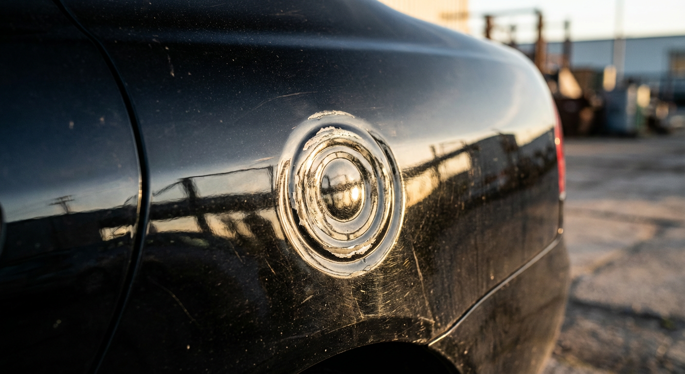 Paintless Dent Repair — before repair