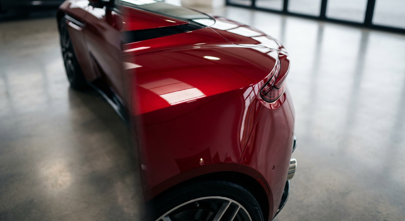 Door Ding — Rear Quarter Panel — after repair